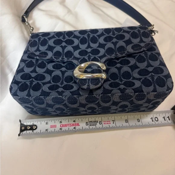 COACH
Soft Tabby Shoulder Bag In Signature Denim 
with Silver Accent - Picture 12 of 15